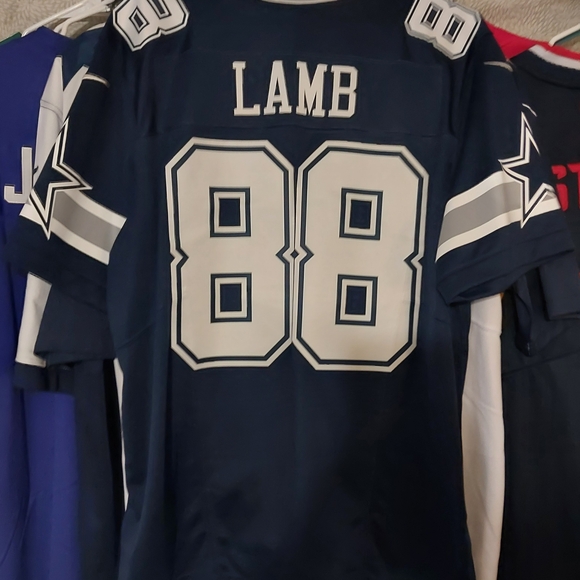 H-Town Blue and Red Men's Jersey - Picture 2 of 16